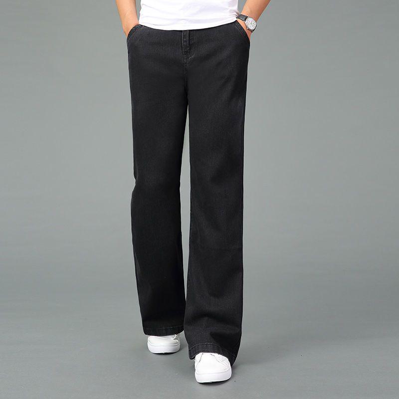 Herren Verdickte Fleecegefütterte Weitbeinige Jeans - Koreanischer Stil Winter Freizeitkleidung