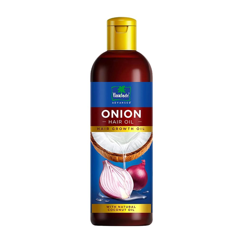 PARACHUTE Advansed Onion Hair Oil For Hair Growth & Hair Fall Control With Coconut & Vitamin E – 200ml Nourishing Scalp Care