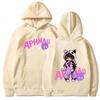 Felpa con cappuccio in pile cartoon APHMAU 2025 per ragazzi e ragazze - Stile invernale.