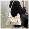 Bow Knot Faux Leather Tote Bag for Women Large Capacity Shoulder Backpack