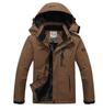 Thickened Fleece Windproof Outdoor Climbing Jacket for Couples Breathable Warm Cotton Coat Large Size Outdoor Clothing