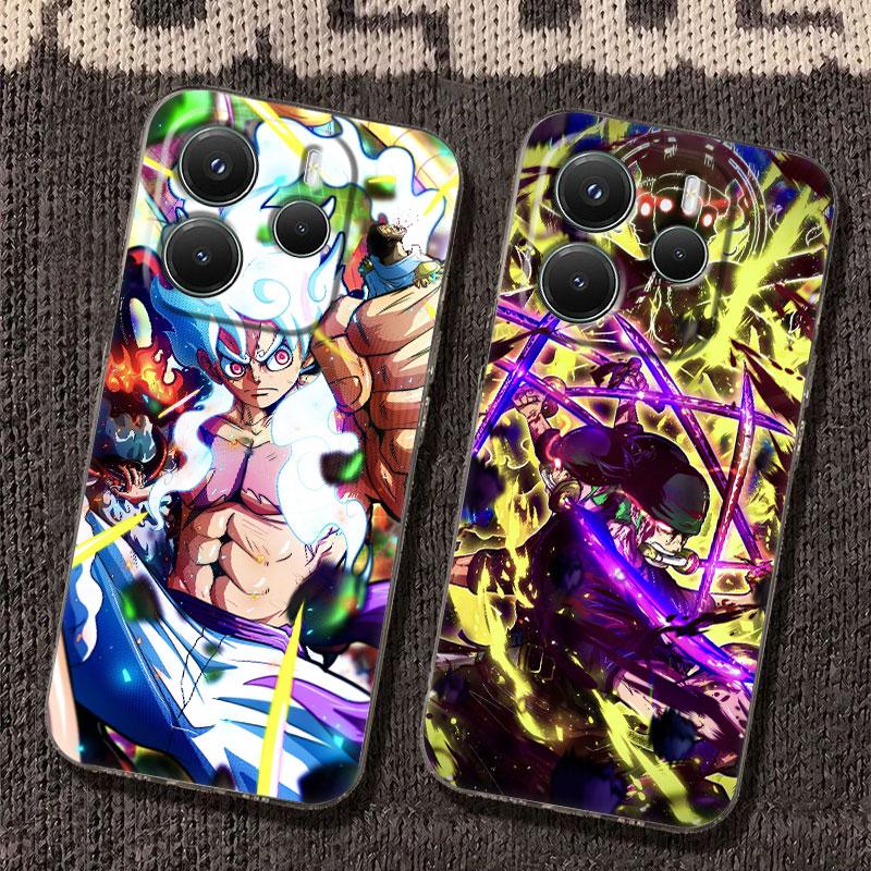 Ones Pieces Fashion Luffy Zoro Case For Xiaomi Redmi Note 15 14 13 12 11 Pro Plus Cover For Redmi 15C 15 14C 13C 12C Phone Cases