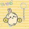 Cute Chiikawa 6cm Nanka Chiisakute Kawaii Yatsu Keychain Usagi School Bag Decorate Kawaii Keyring Anime Acrylic Holiday Gifts