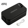 Portable Heating Meal Box for School 900ML USB Rechargeable Heated Lunch Box 304 Stainless Steel Liner Electric Bento Leakproof Students with