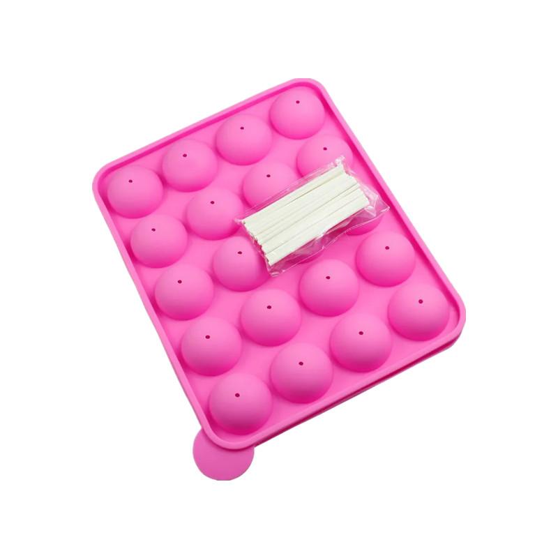 

20-луночковая силиконовая форма для леденцов, сделай сам, формы для шоколада, желе, ледяных шариков, тортов, многоразовая форма, запеченный десерт, антипригарная форма, кухонные инструменты