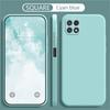 Luxury Liquid Mobile Phone Case for Samsung A22 Galaxy A21S A31 A41 A51 A71 Soft Silicone Protective Shockproof Bag Cover