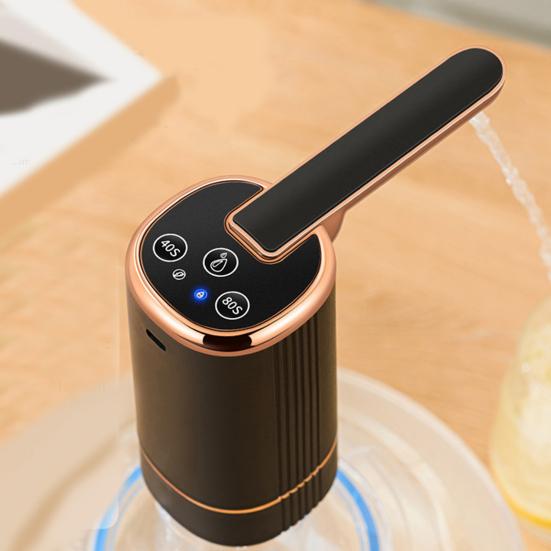 Foldable Water Dispenser Pump with 3 Speed Modes 1200mAh Automatic Water Pump for 5-Gallon Bottles 600ml Timed Dispensing Water Pump