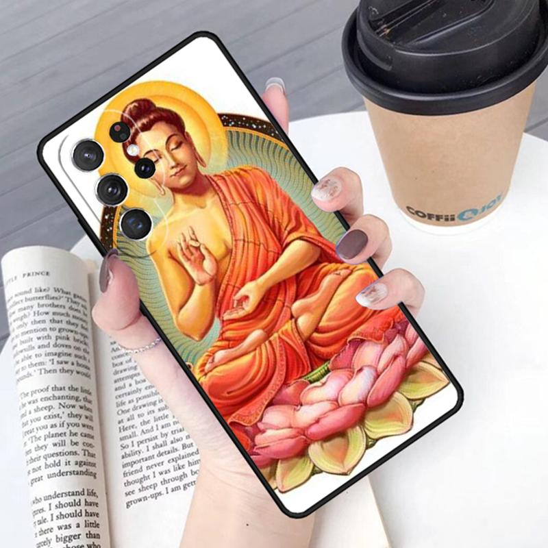 Buddha Phone Case Cover For Samsung Galaxy S24 S25 Ultra S21 S22 Ultra S10E Note 10 Plus Note 20 FE S23