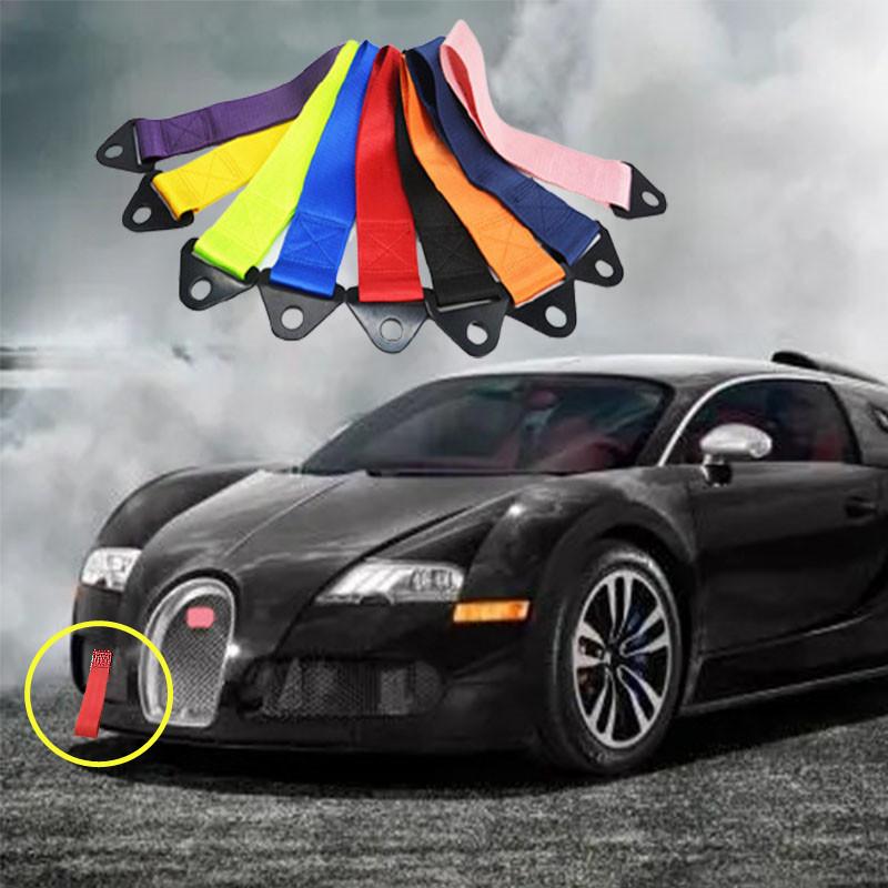 Hochfeste Nylon Auto Anhängerseile Abschleppseil Universelle Auto Rennsport Abschleppseile Auto Anhängerseile Stoßstange Anhänger Abschleppgurt