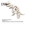 Dinosaur Skeleton Model 3D Printed Carnotaurus Ornament, Articulated for Creative Prehistoric Space Decor Home Office Desk Decoration, Dragon Figurine