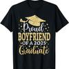 Boyfriend Senior 2025 Proud Boyfriend Of A Class Of Graduate T-Shirt