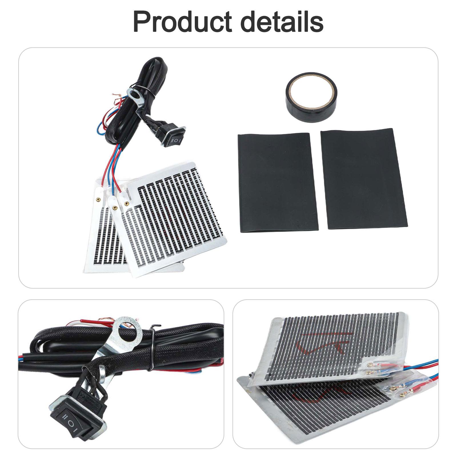 

For Cold Weather For Most Motorcycles Motorcycle Heated Handle Winter Riding Cold Weather 9.2 * 8.4CM Quick Installation China Mainland