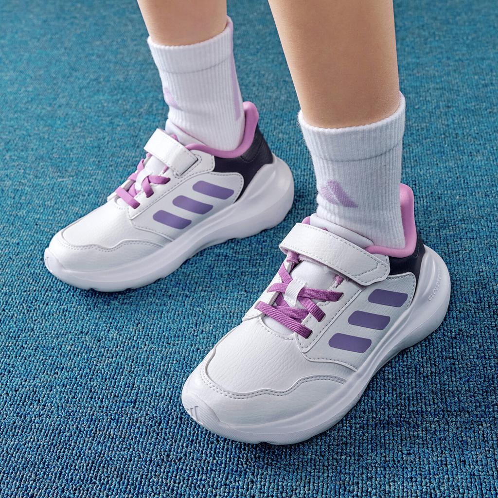 adidas Tensaur Run 3.0 Low Top Kids Lifestyle Shoes White/Powder Plum