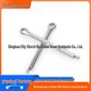 304 Stainless Steel U-Shaped Cotter Pins M1-M10, Open & Closed Varieties