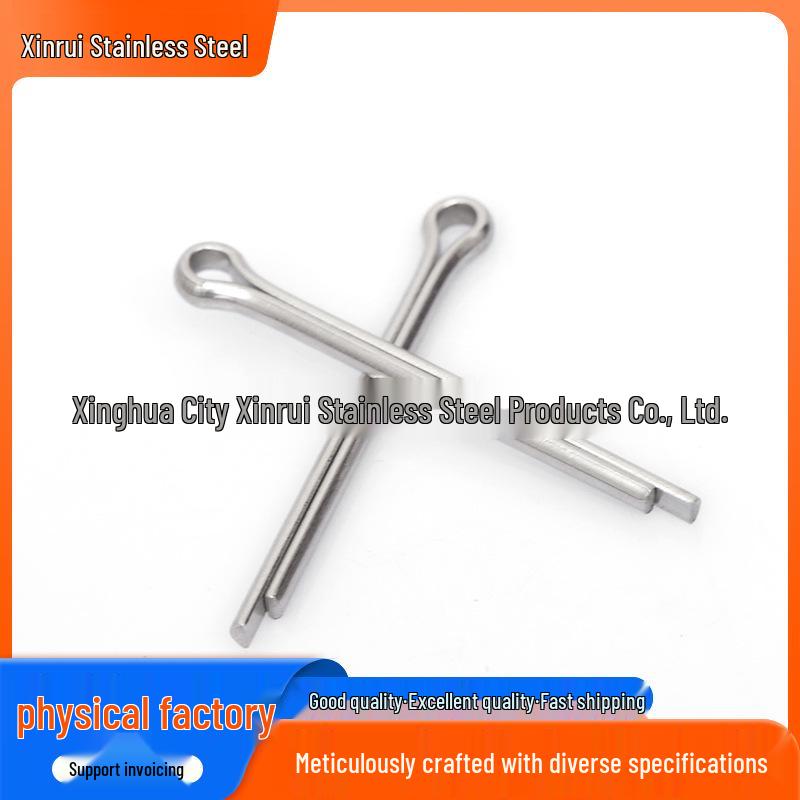 304 Stainless Steel U-Shaped Cotter Pins M1-M10, Open & Closed Varieties