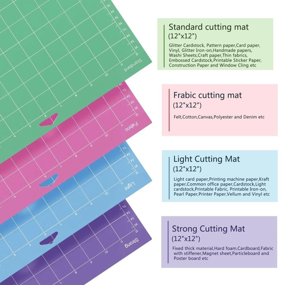 PVC Cutting Mat Non-Slip Cricut Mat Reusable Sewing Pad For Crafts Sewing