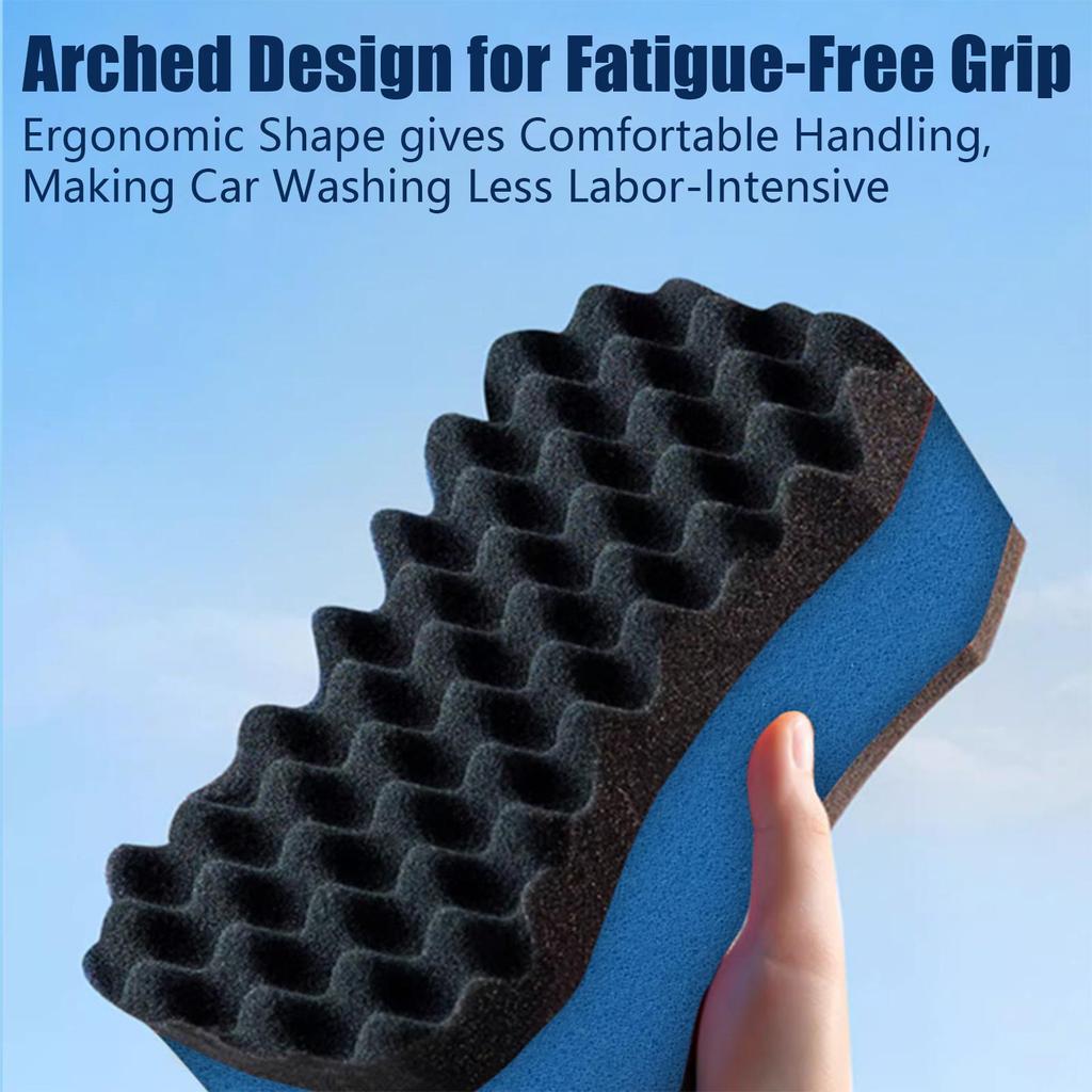 Bilvaskesvamp Bilvask Detaljeringssvamp Ikke-ripe Tykk Praktisk Skrubb Flekkfjerner Bilvaskutstyr For Båt Baderom