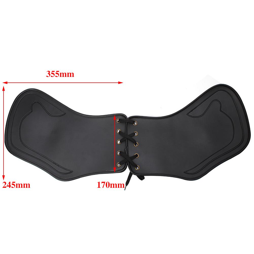 Motorcycle Universal PU Leather Heat Saddle Shield Deflectors For Harley Touring Street Road Glide Dyna Fatboy Softail Sportster