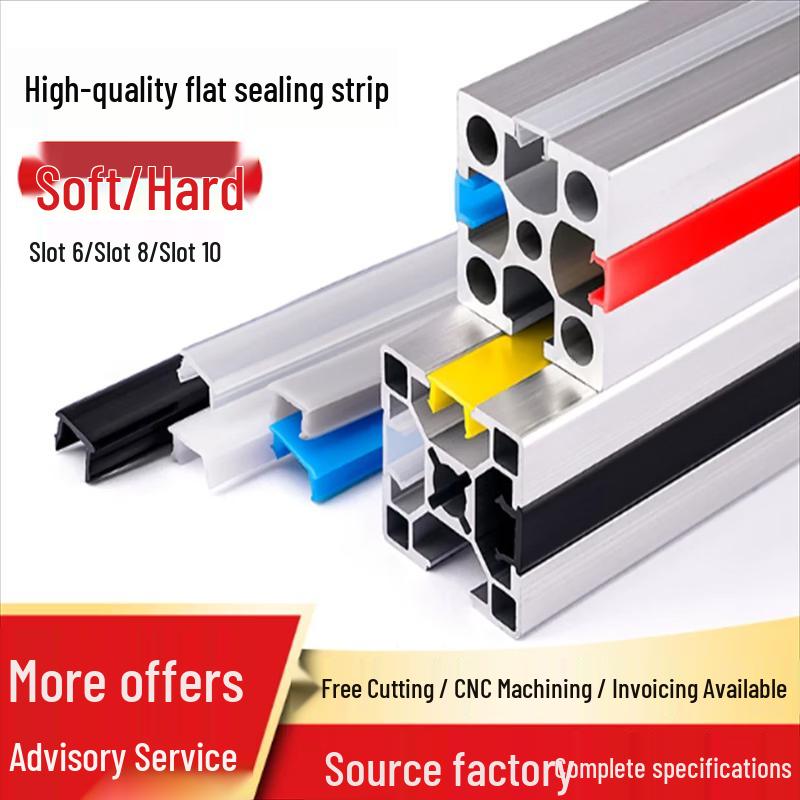 

Jiangyi PP Soft Edge Banding Strip for Slot 8 Aluminum Profiles