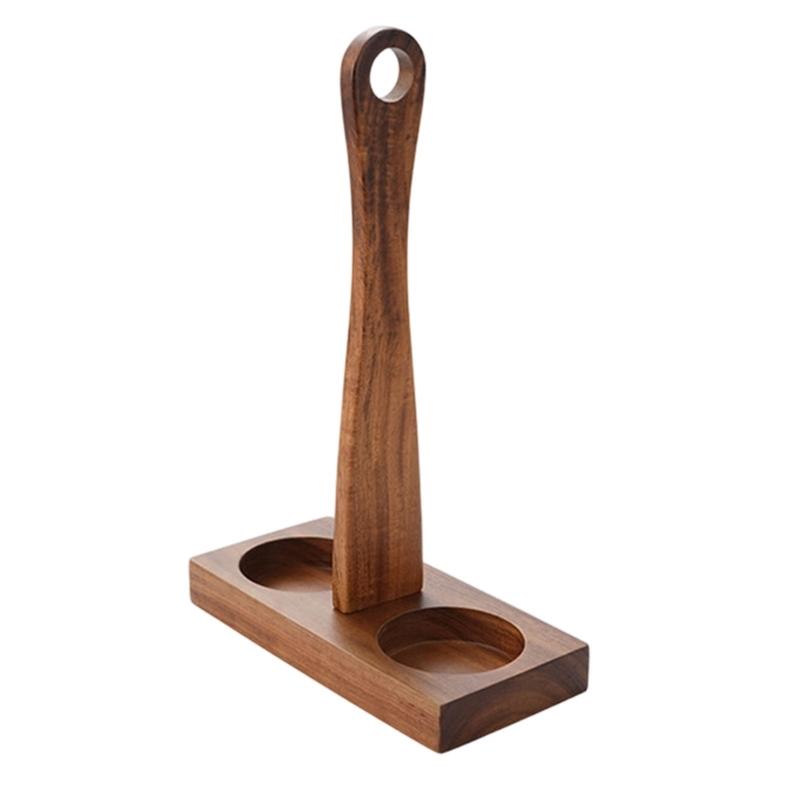 Walnuts Wood Grinders Tray With High Edges Elegant Salts and Pepper Mill Holder for Mills and Shakers