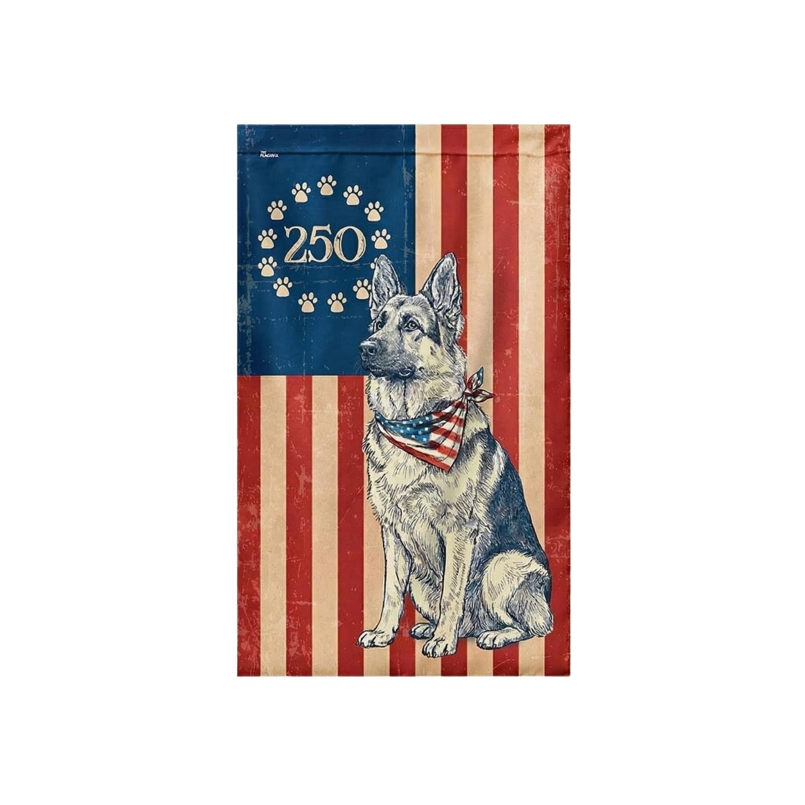 

250th Anniversary Garden Flag, Single Sided One Size