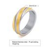 Bague Minimaliste en Acier Titane Acier Inoxydable Design Torsadé Alliance pour Homme Bijou Durable Cadeau pour Homme