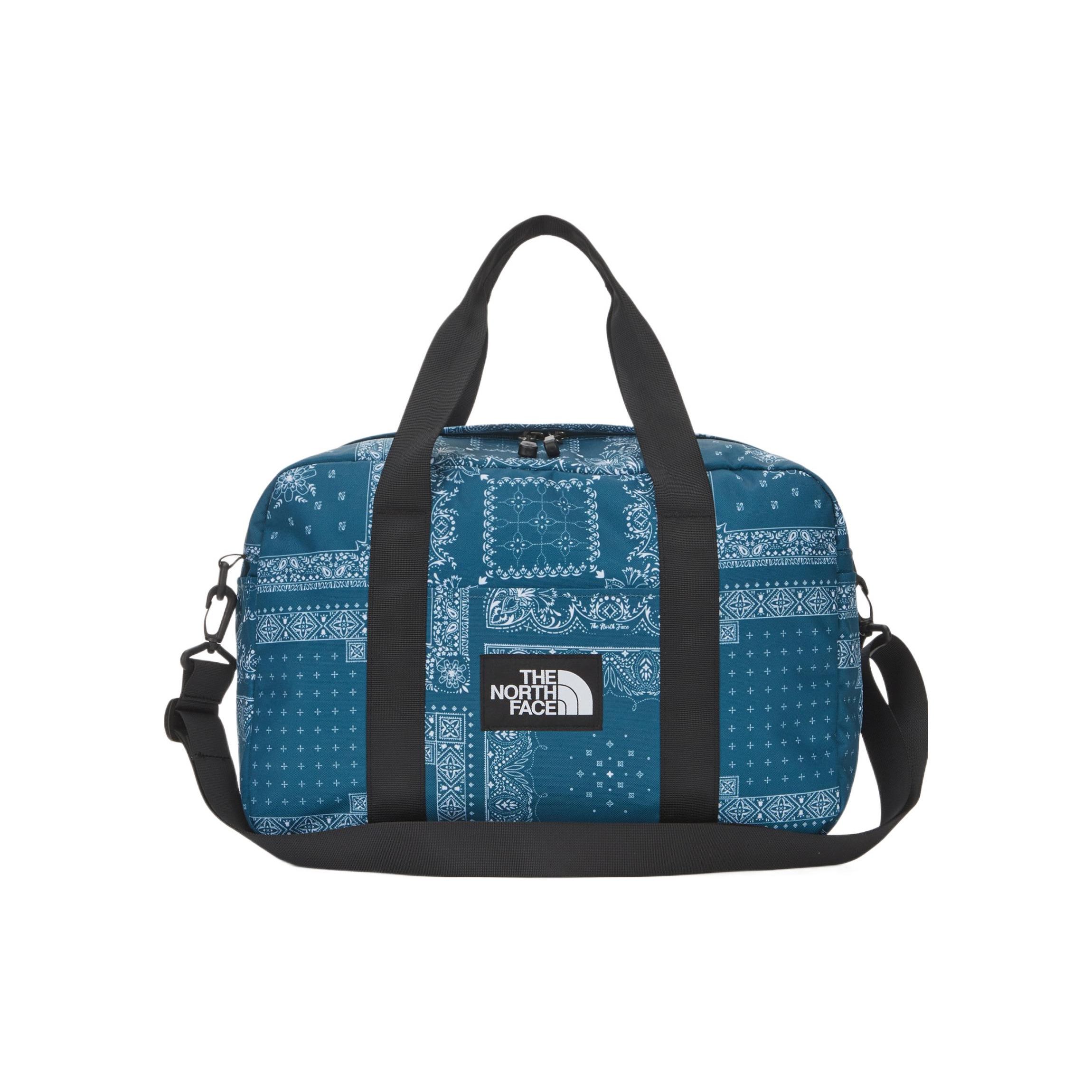 The North Face Cashew Flower Patch Logo Polyester Shoulder Crossbody Tote Bag Unisex bags Blue NN2PN14D Blue