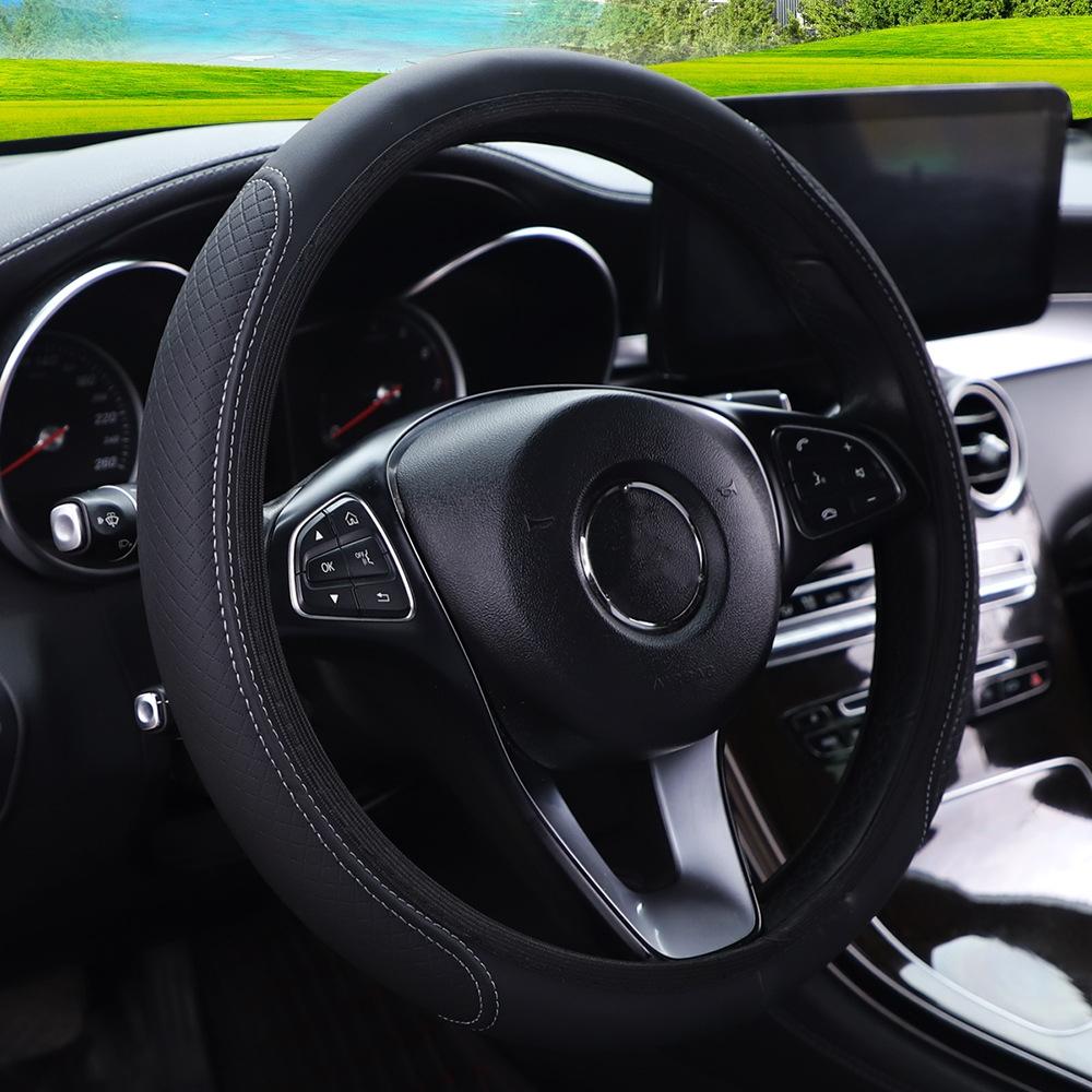 Car Accessories Cover Steering Wheel Four Seasons Green Line