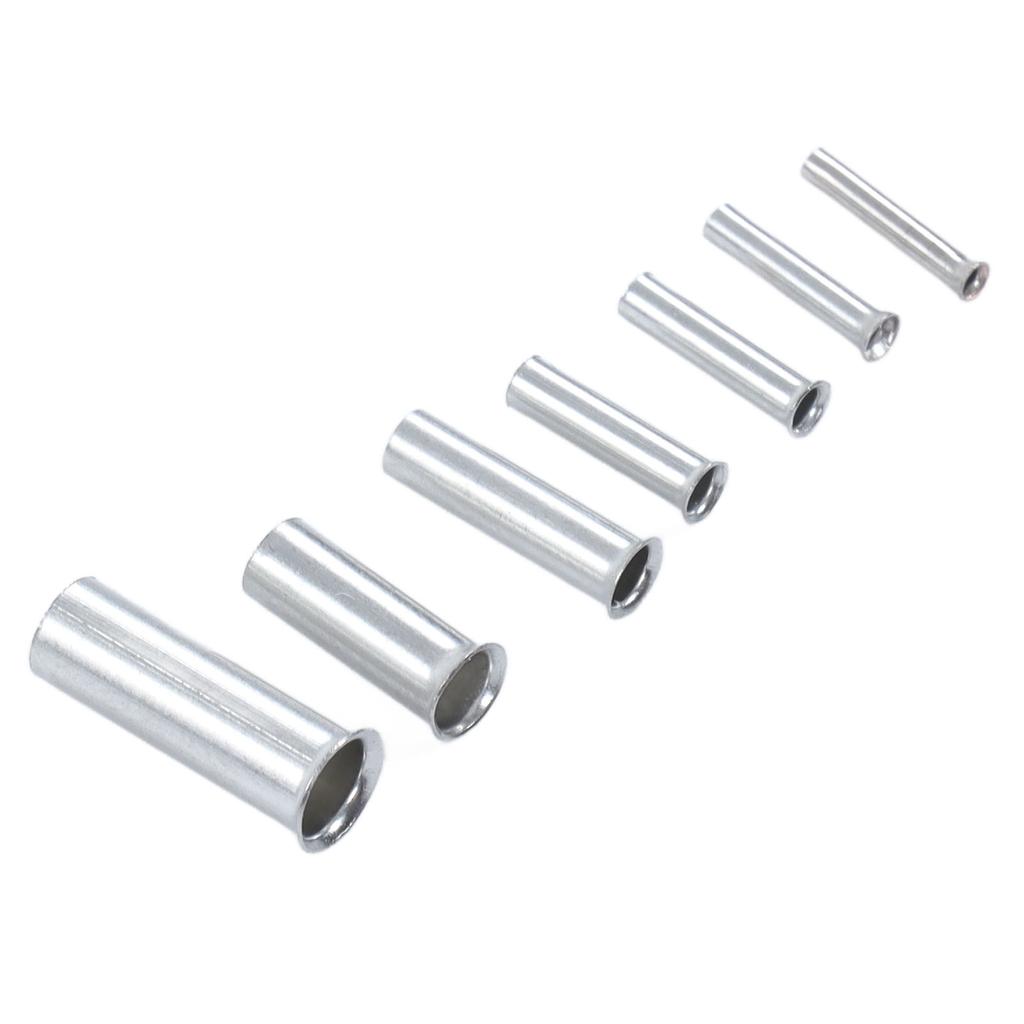 Rørtype Uisolert Terminal Kobber Fortinnet Platering Ledningshylser Sett for Kraftelektronikk