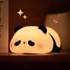 Panda LED Night Light Touch Sensor Cartoon Kid's Nightlights Silicone Child Holiday Christmas Gift Bedside Lamp Bedroom Decor