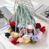 2 PCS Home Decor Fashion Tulip Curtain Tieback Adjustable Elegant Curtain Straps Beautifully Rose Curtains Tie Rope Bedroom
