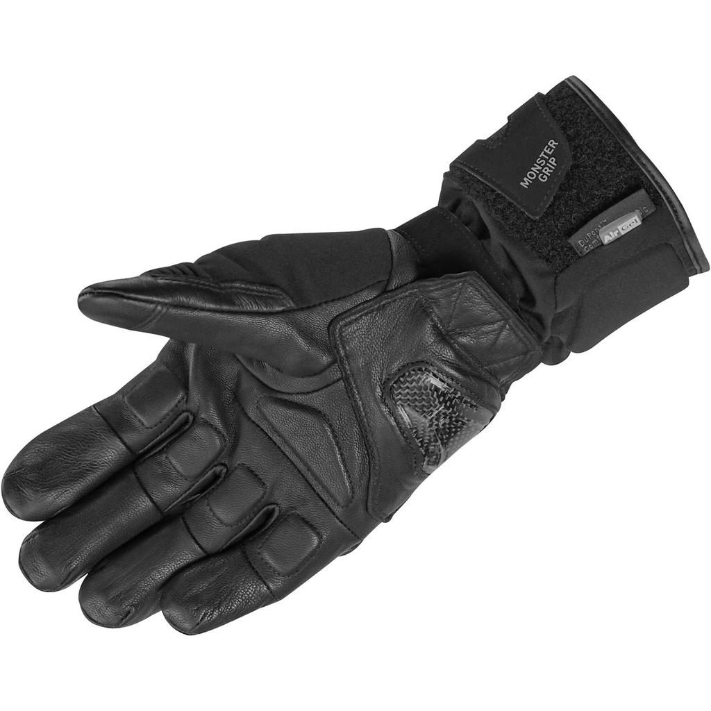KOMINE AIRGEL Protect Winter Motorcycle Size L Waterproof and CE Stretch Carbon for and Winter Gloves, Black, (GK-828 1273), Cold-Resistant,