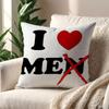 Funny Pin I Love Me EMO Boys Music cushion cover Pillow Cover Decoration Room Home Sofa living Office Car Nordic Simplicity