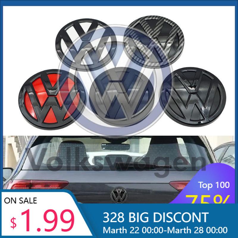 Für VW Volkswagen Jetta MK5 Golf 3D ABS 110mm Auto Heckklappen-Emblem VW Logo Für Volkswagen VW Golf 7 7.5 MK7 MK7.5 GTI GTD Os5