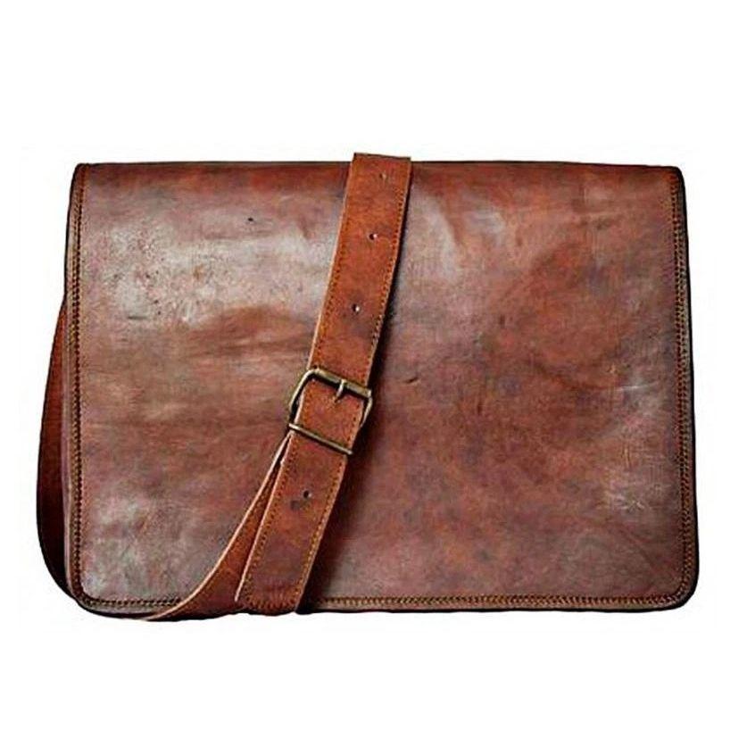 

Новая мужская кожаная сумка винтажная сумка-портфель мессенджер мужская сумка для ноутбука 13 x 10 x 4 in