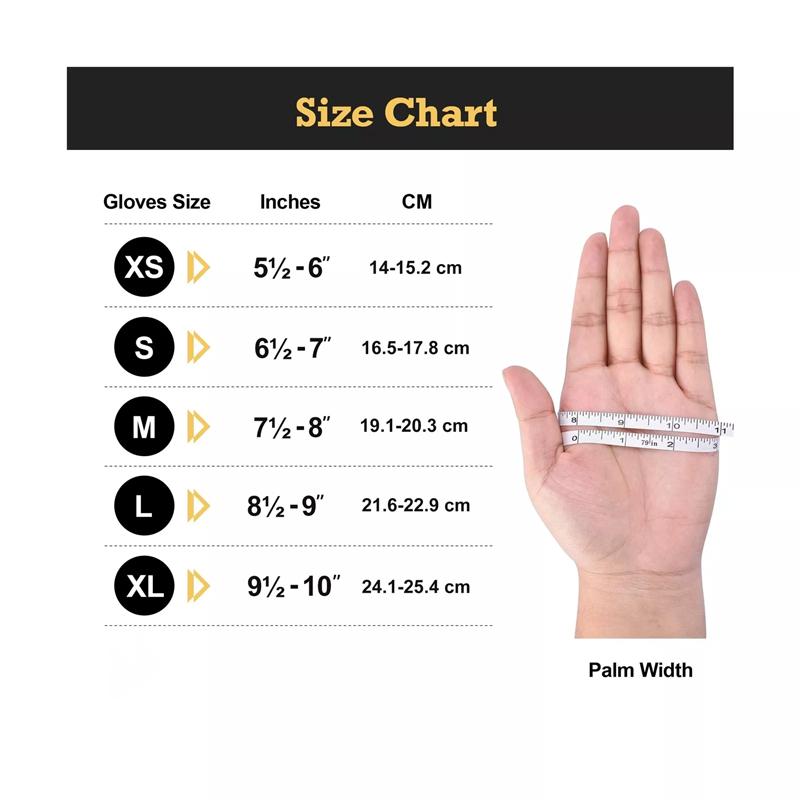 100/50/20PCS Black Nitrile Gloves Disposable Thick Powder Free Cleaning Gloves Textured Kitchen Household Mechanic Tattoo Gloves