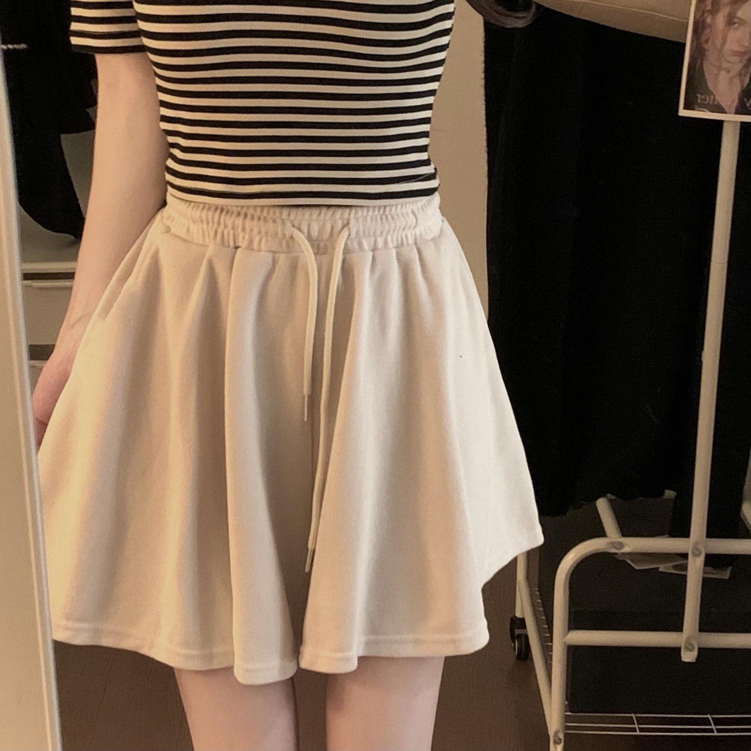 

Летние брюки-юбка в балетном стиле с широкими штанинами для повседневной носки XXL абрикосовый