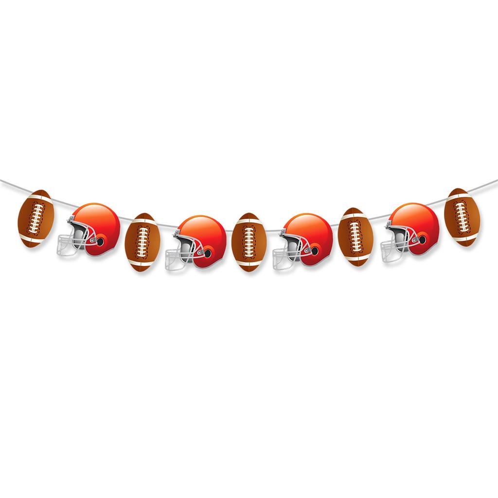 American Football Theme Party Decoration Birthday Flag Football Baseball Latte Cake Plug-In Customization