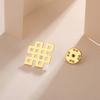 Dawapara Vintage Endless Knot Symbol Brooches Good Luck Chinese Knot Brooch Lapel Pin Stainless Steel Accessories