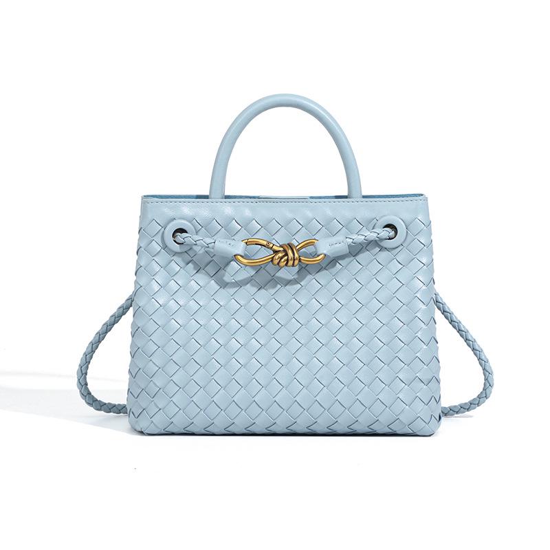 

Женская плетеная сумка-тоут с матовым эффектом в ретро-стиле, 2025, большой вместимости: Ручной, На одно плечо, Через плечо, Универсальный.