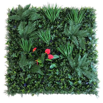 1*1 M Artificial Plant Wall Green Plant Wall Fake Grass Skin Outdoor Decoration Green Artificial Lawn Background Wall