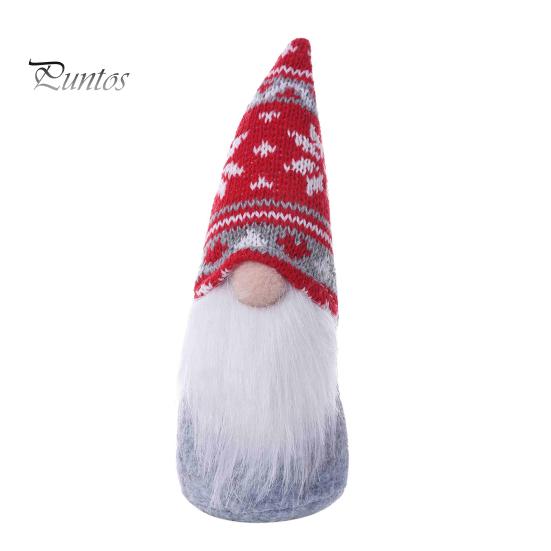 Holiday Decorative Ornaments for Gifts Faceless Gnome Plush Doll, Dwarf Doll with Kitted Hat, Party Decorations Season Christmas Home Decor,