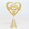 Christmas Decoration Anti-deform Five-pointed Star/Elk Glittering Christmas-Element Home Decor Decoration Accessory Christmas Tree Top Star for Party