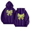 Women's Fashionable Casual Long-Sleeved Hooded Printed Sweatshirt