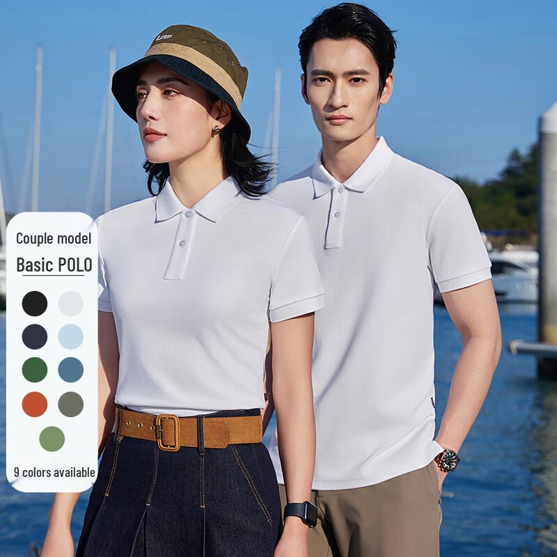 Fengxun Sorona Cool-Touch Summer Couple Short Sleeve Polo Shirt XL
