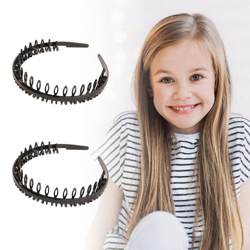 5PCS Antislip Teeth Hairband Set Fashionable Head Accessories With Strong Grip Teeth For Face Washing Various Occasion
