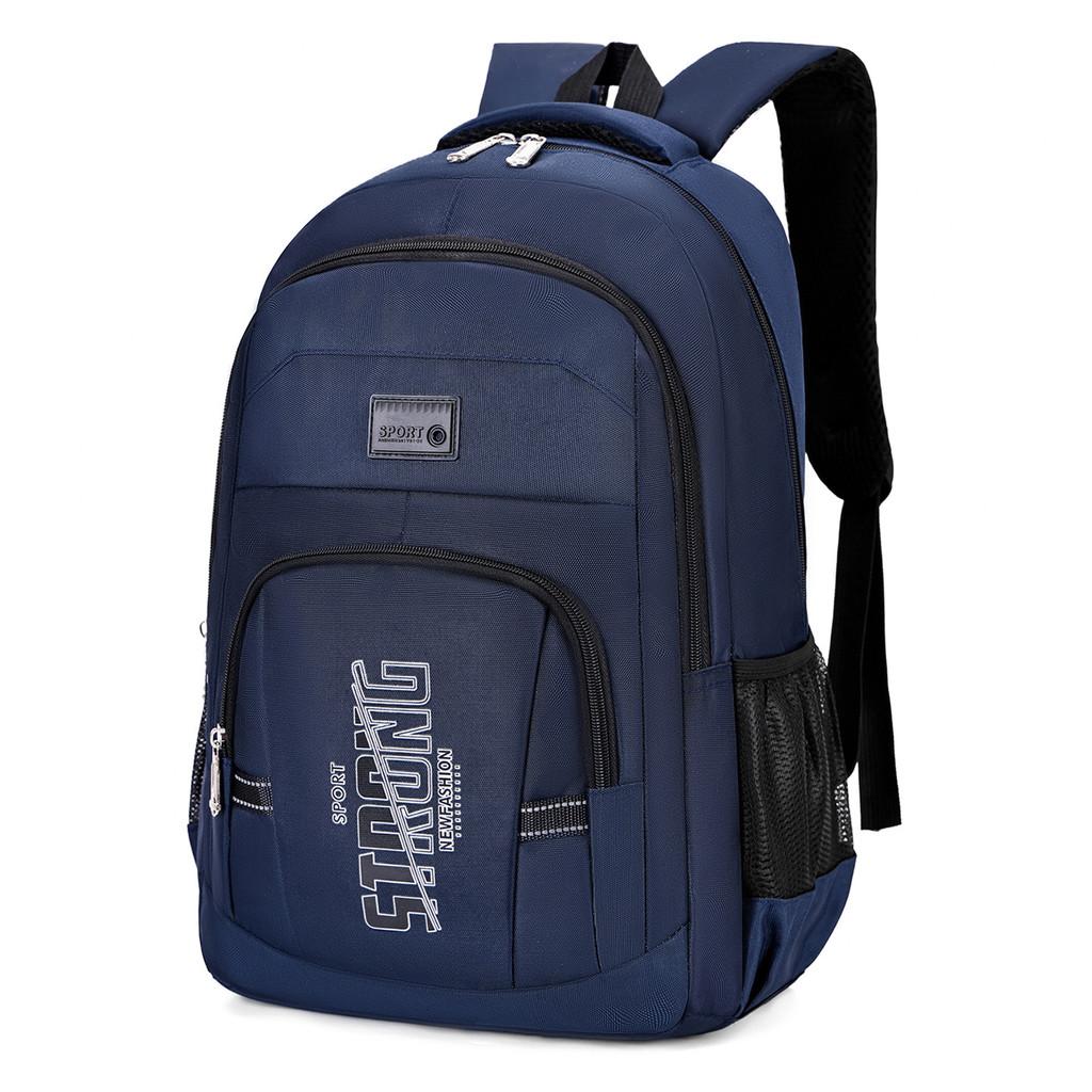 Unisex Casual Letter Laptop Backpack Business Bag For Travel And Daily Commutes