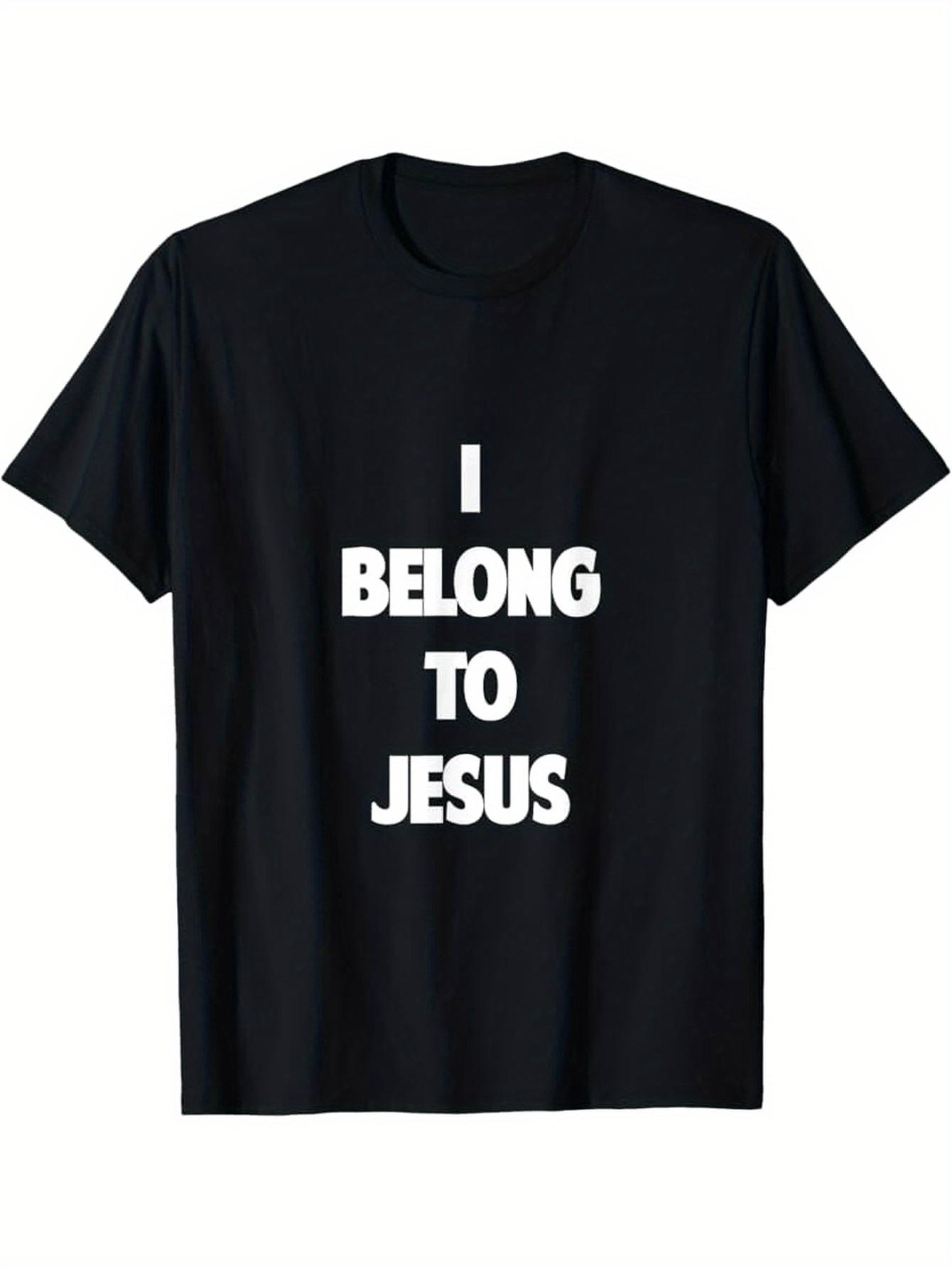 

This Classic T-Shirt for Men Features a Bold I Belong to Print in Black And White. Made from Breathable XXXL