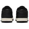 Nike Dunk Low Czarne Płócienne Sneakersy Unisex Białe DV7211-001