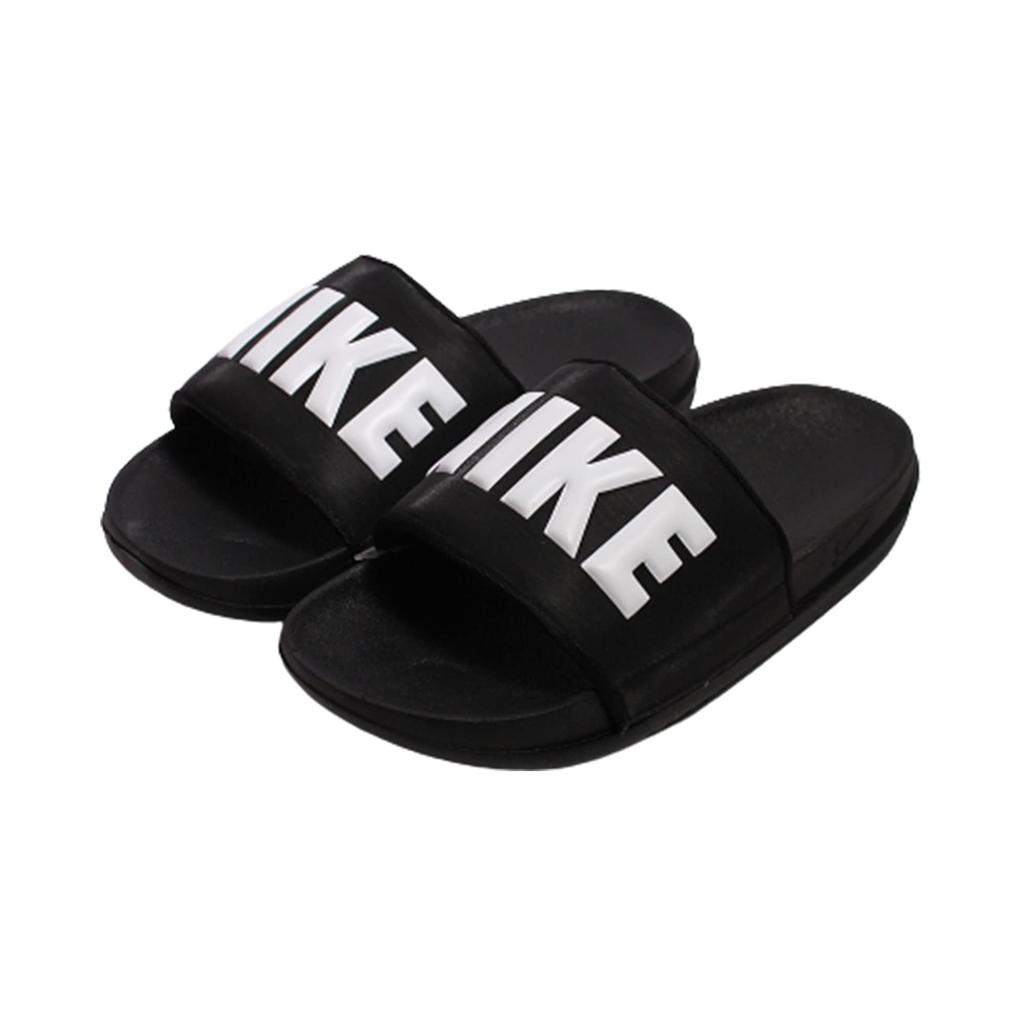 Nike Slides Core Size 9 Off-Court Men's Bq4639-002, Black/White/Black, (27.0 Cm)